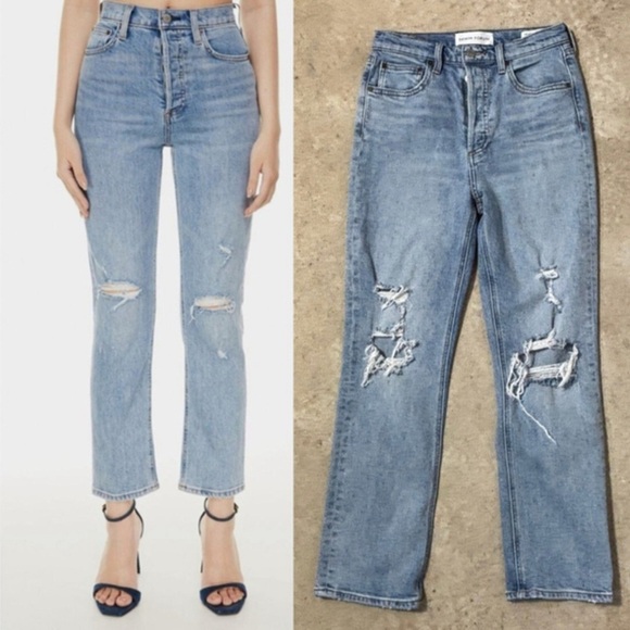 Denim Forum The Arlo High Rise Straight 28L - Picture 2 of 10